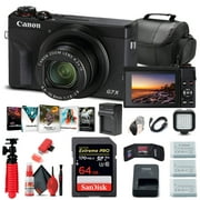 Canon PowerShot G7 X Mark III Digital Camera 3637C001 + 64GB Card + More