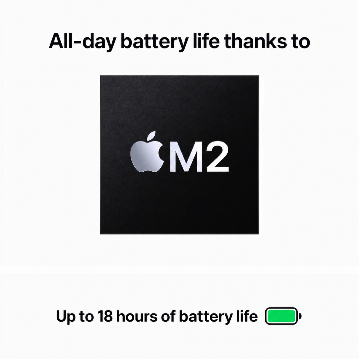 Apple 2023 MacBook Air Laptop with M2 chip: 15.3-inch Liquid Retina Display, 8GB Unified Memory, 256GB SSD Storage, 1080p FaceTime HD Camera, Touch ID. Works with iPhone/iPad; Space Gray - Reconditioned
