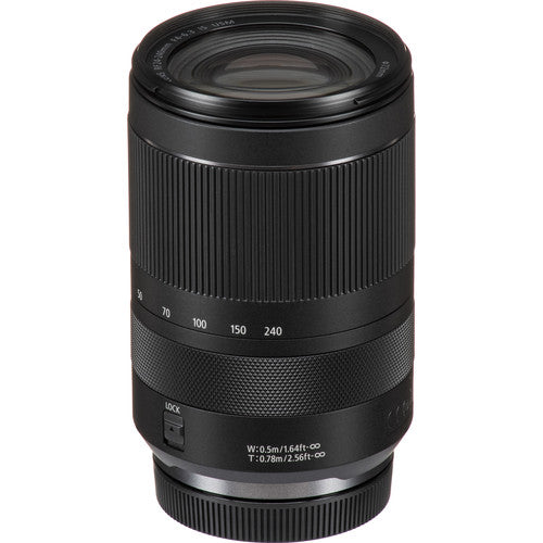 Canon RF 24-240mm IS USM Lens (Intl Model) Includes Backpack, Monopod Bundle