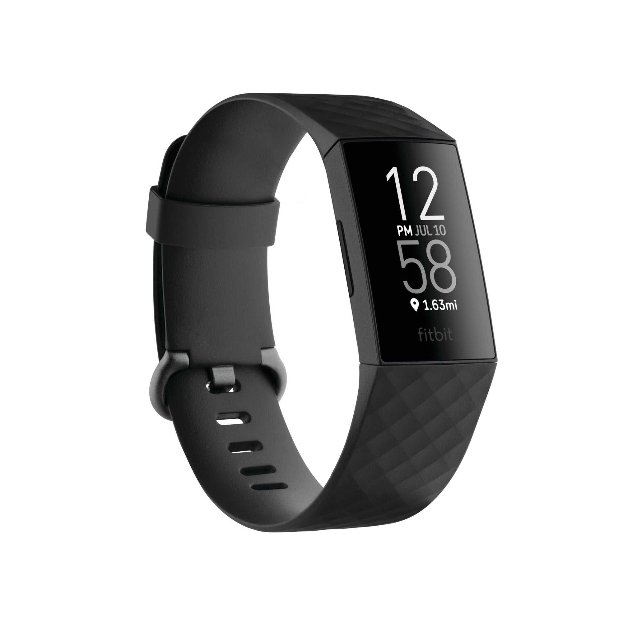 Fitbit Charge 4 Fitness and Activity Tracker with Built-in GPS, Heart Rate, Sleep & Swim Tracking, Black/Black