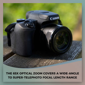 Canon PowerShot SX70 HS Digital Camera 3071C001 + 64GB Card Starter Bundle