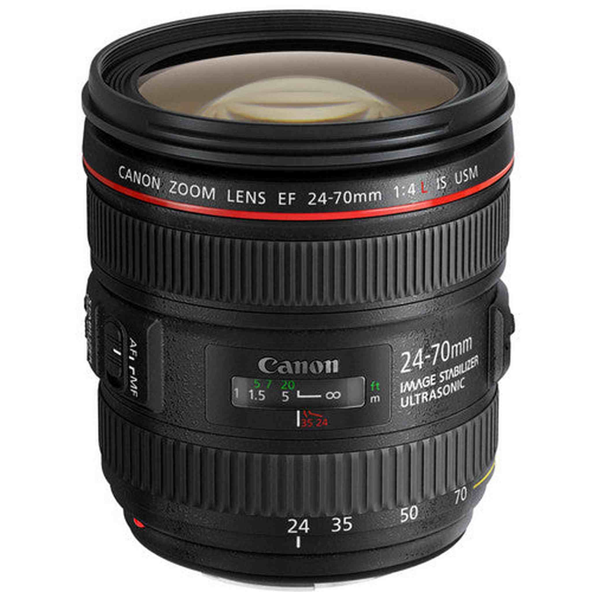 Canon EF 24-70mm f/4L IS USM Lens Intl Model with Cleaning Kit + Filter Set