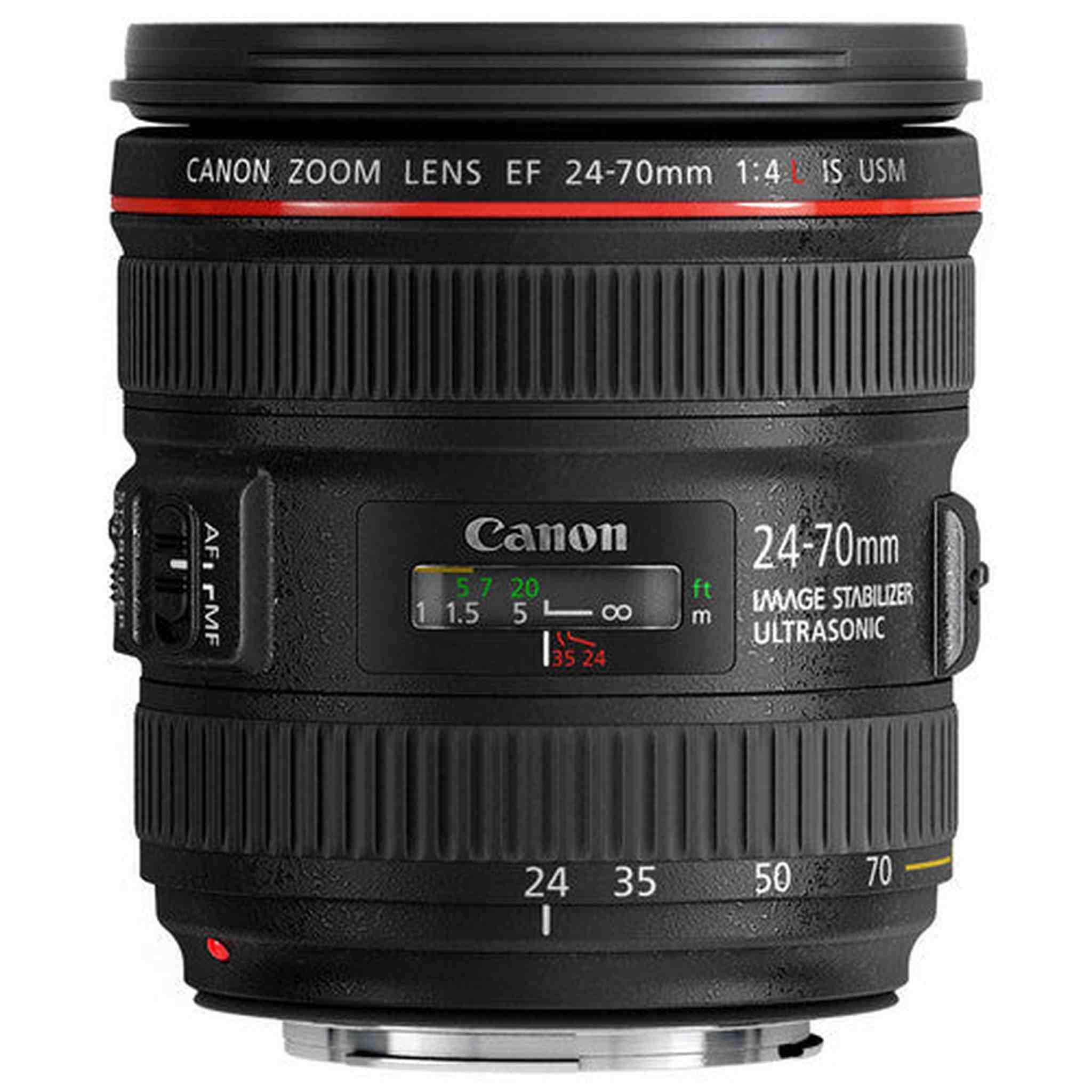 Canon EF 24-70mm f/4L IS USM Lens Intl Model with Cleaning Kit + Filter Set