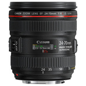 Canon EF 24-70mm f/4L IS USM Lens Intl Model with Cleaning Kit + Filter Set