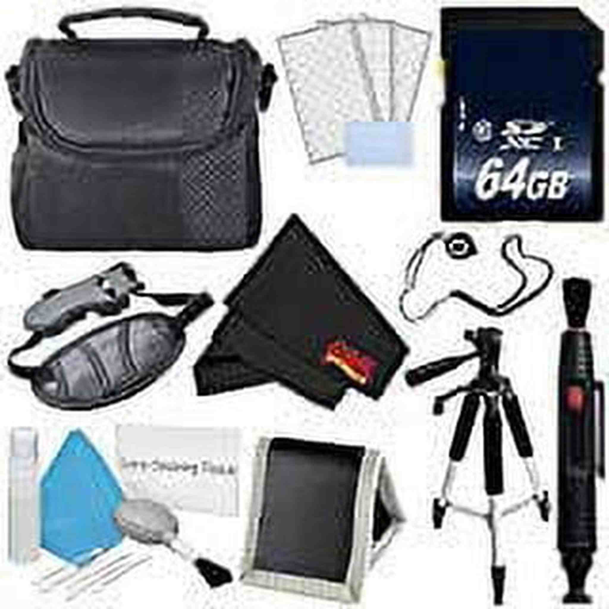 Accessory Kit for Nikon Coolpix B500,B700, P900, 64GB SDXC Class 10 Secure Digital High Speed Memory Card + Camera Case