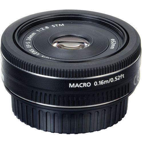 Canon EF-S 24mm f/2.8 STM Lens (International Model) with Filter Kits