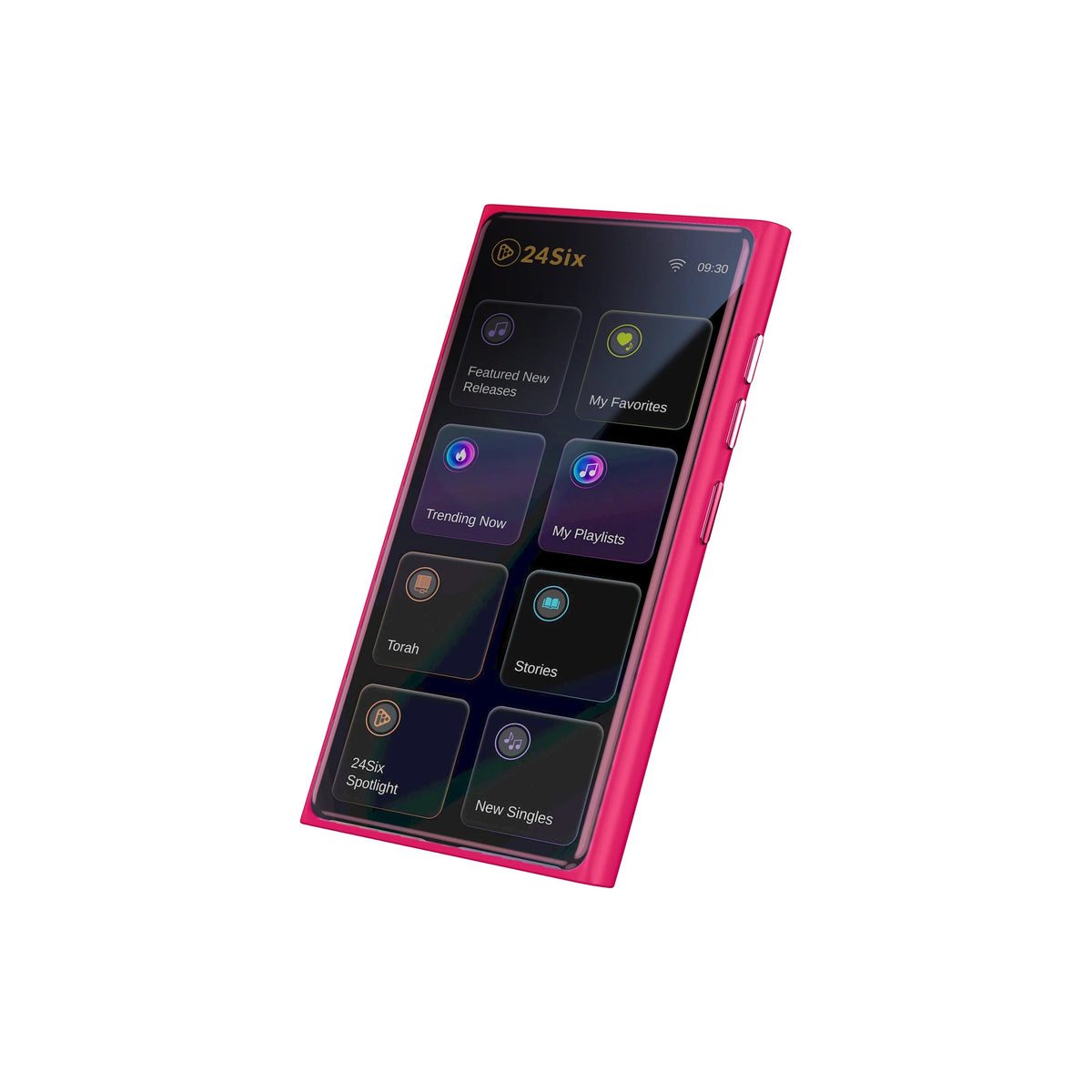 24Six Solo4 128GB Kosher MP3 Player Pink