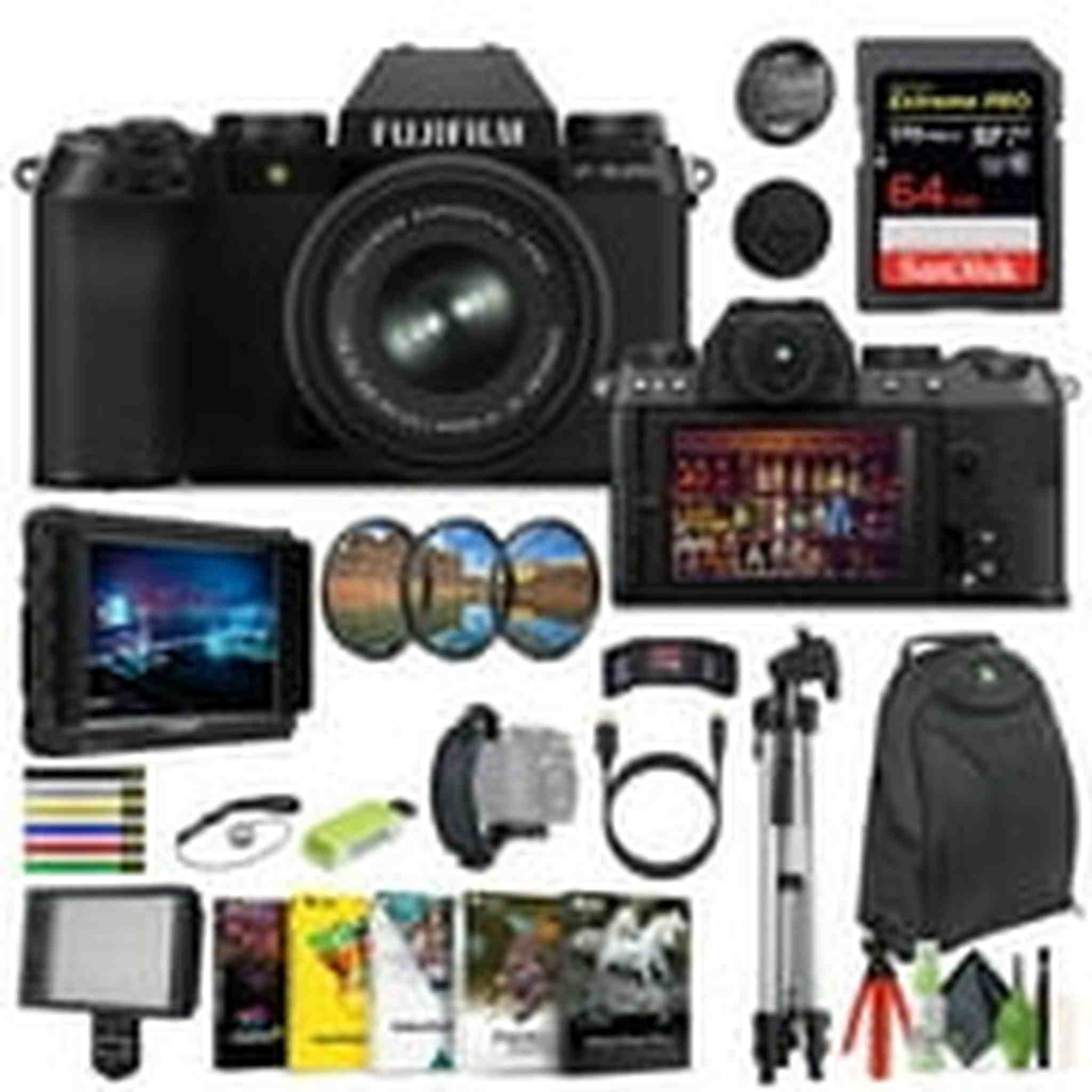 FUJIFILM X-S20 Mirrorless Camera With 15-45mm Lens 16 PC Vlogging Camera Kit Fujifilm