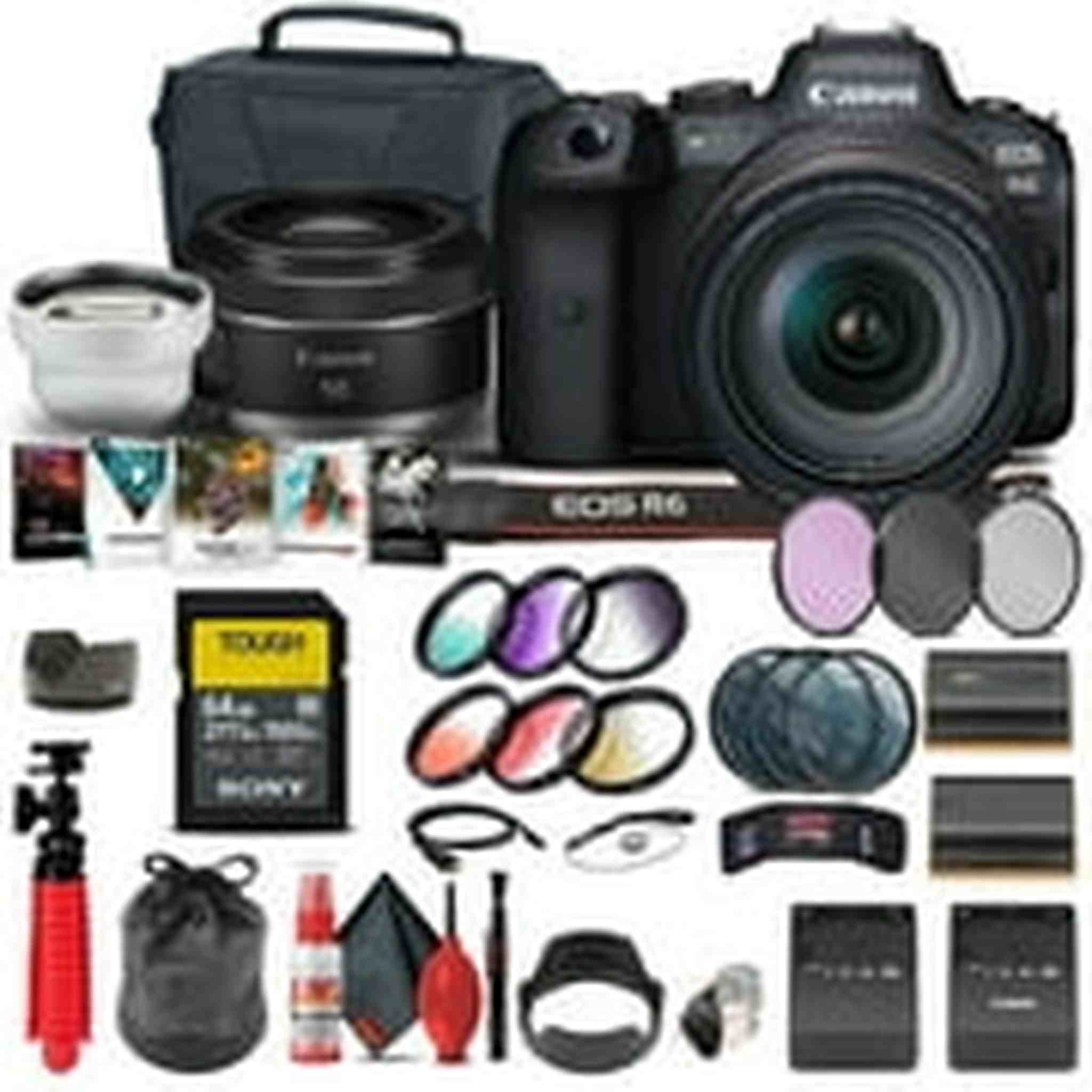 Canon EOS R6 with 24-105mm f/4L Lens Extreme Bundle