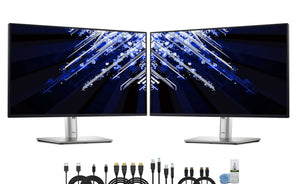 2 x Dell P2225H 22" Full HD, 1920 x 1080 Display, 16:9 IPS, LED, 100Hz Monitor Bundle