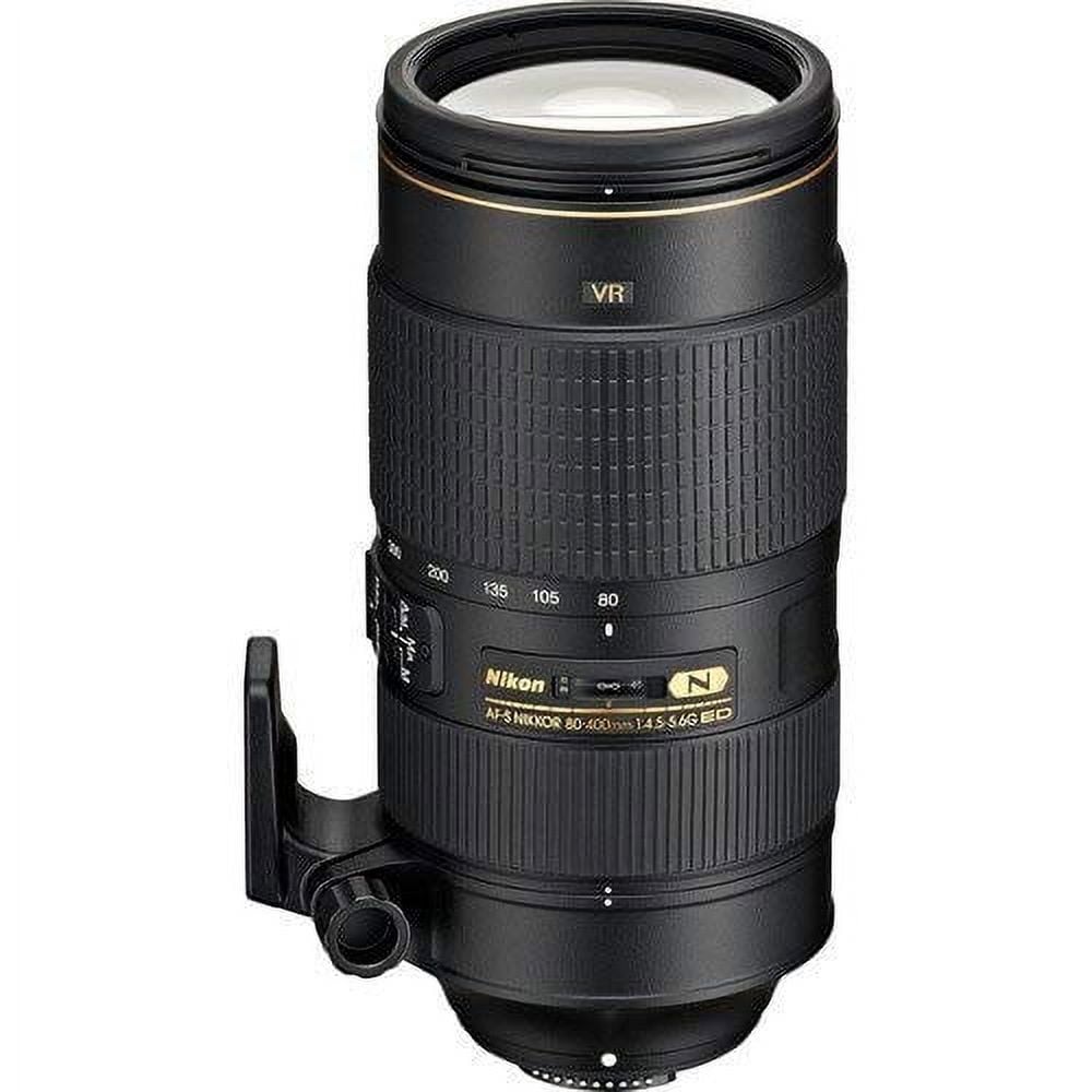 Nikon AF-S FX NIKKOR 80-400mm f.4.5-5.6G ED Vibration Reduction Zoom Lens with Auto Focus for Nikon DSLR Cameras Interna