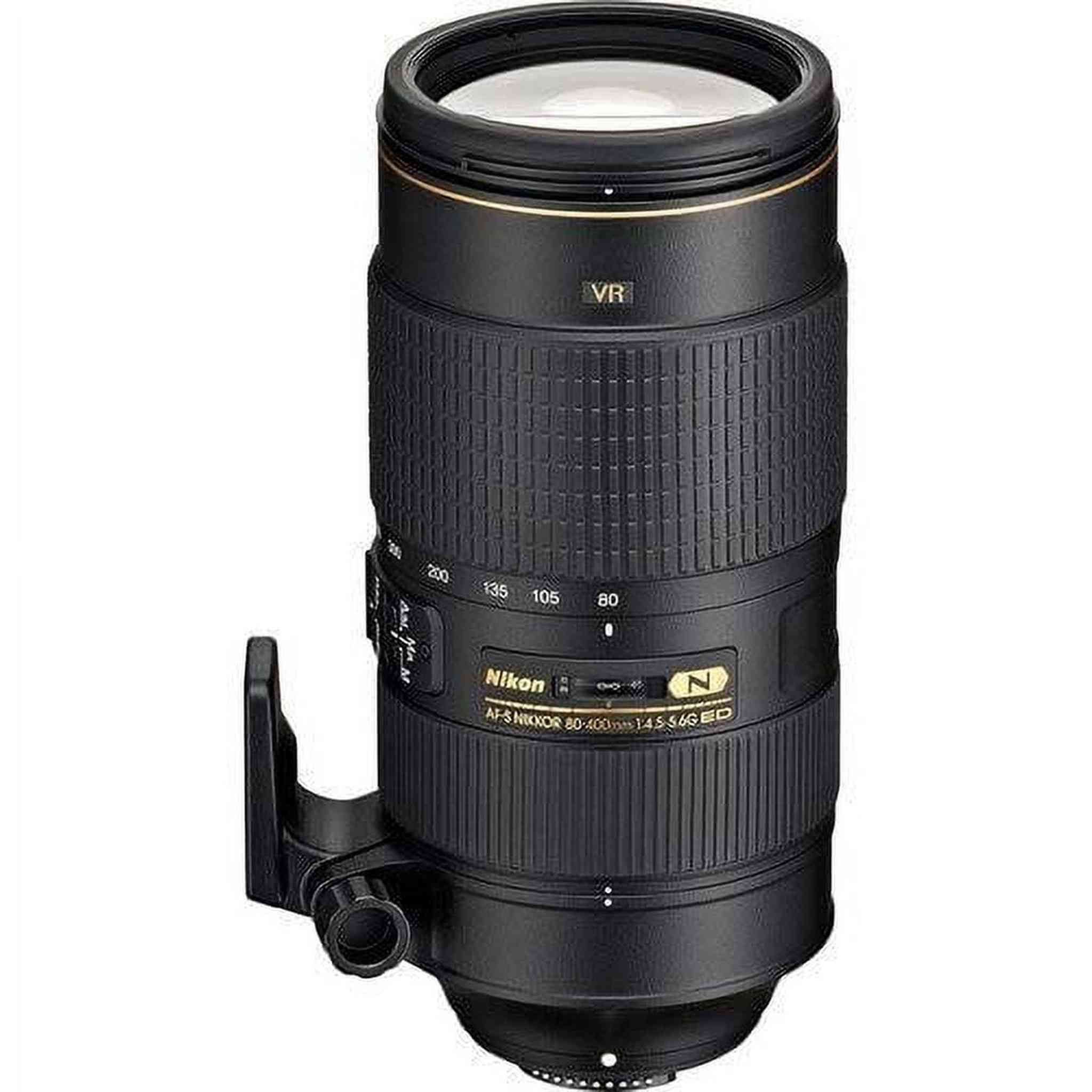 Nikon AF-S FX NIKKOR 80-400mm f.4.5-5.6G ED Vibration Reduction Zoom Lens with Auto Focus for Nikon DSLR Cameras Interna Nikon
