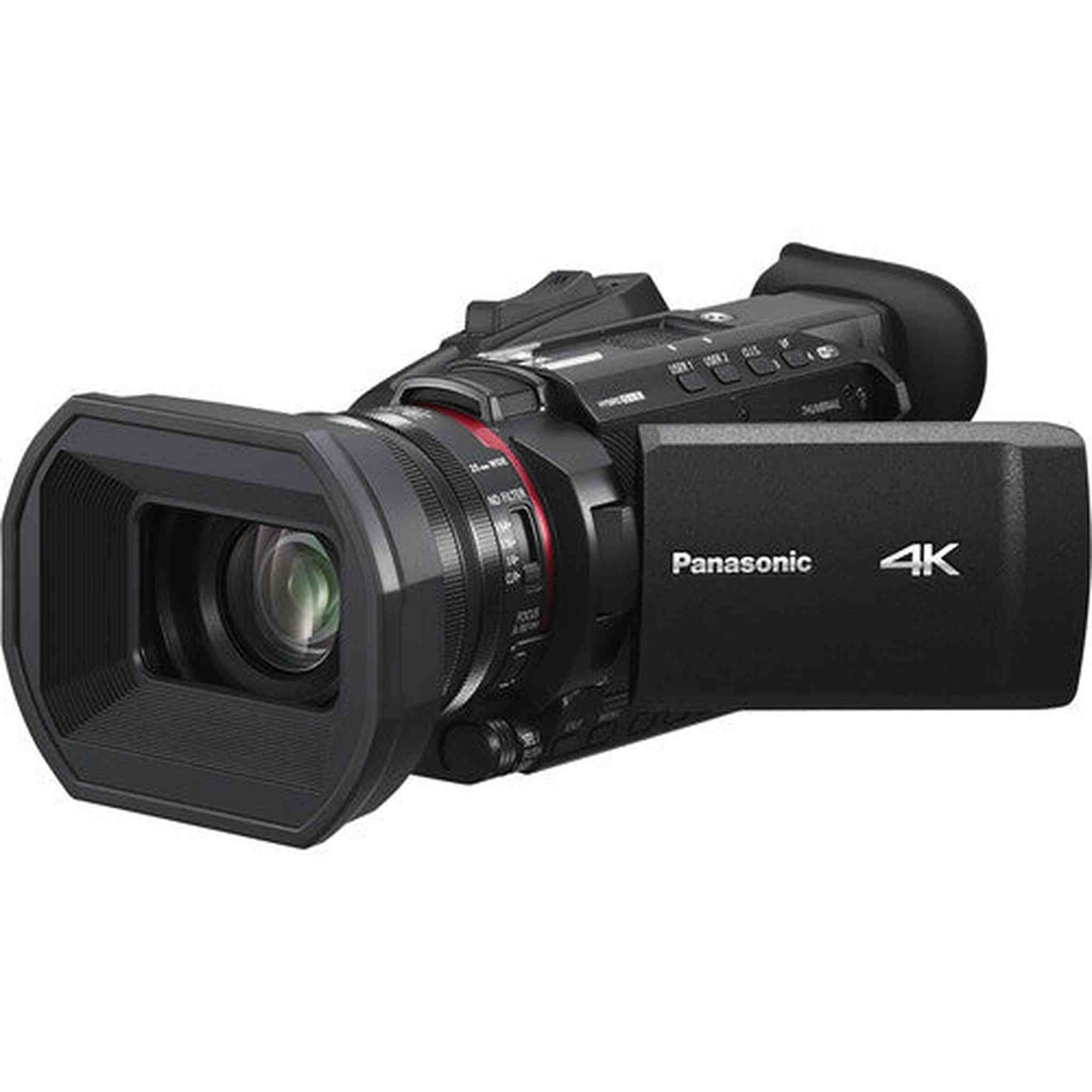 Panasonic HC-X1600 UHD 4K HDMI Lightweight Compact Camcorder with 24x Zoom + Mic - Bundle