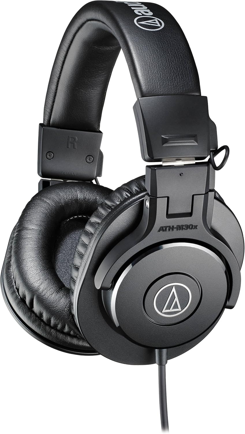 Audio-Technica ATH-M30x Professional Studio Monitor Headphones, Headphone stand