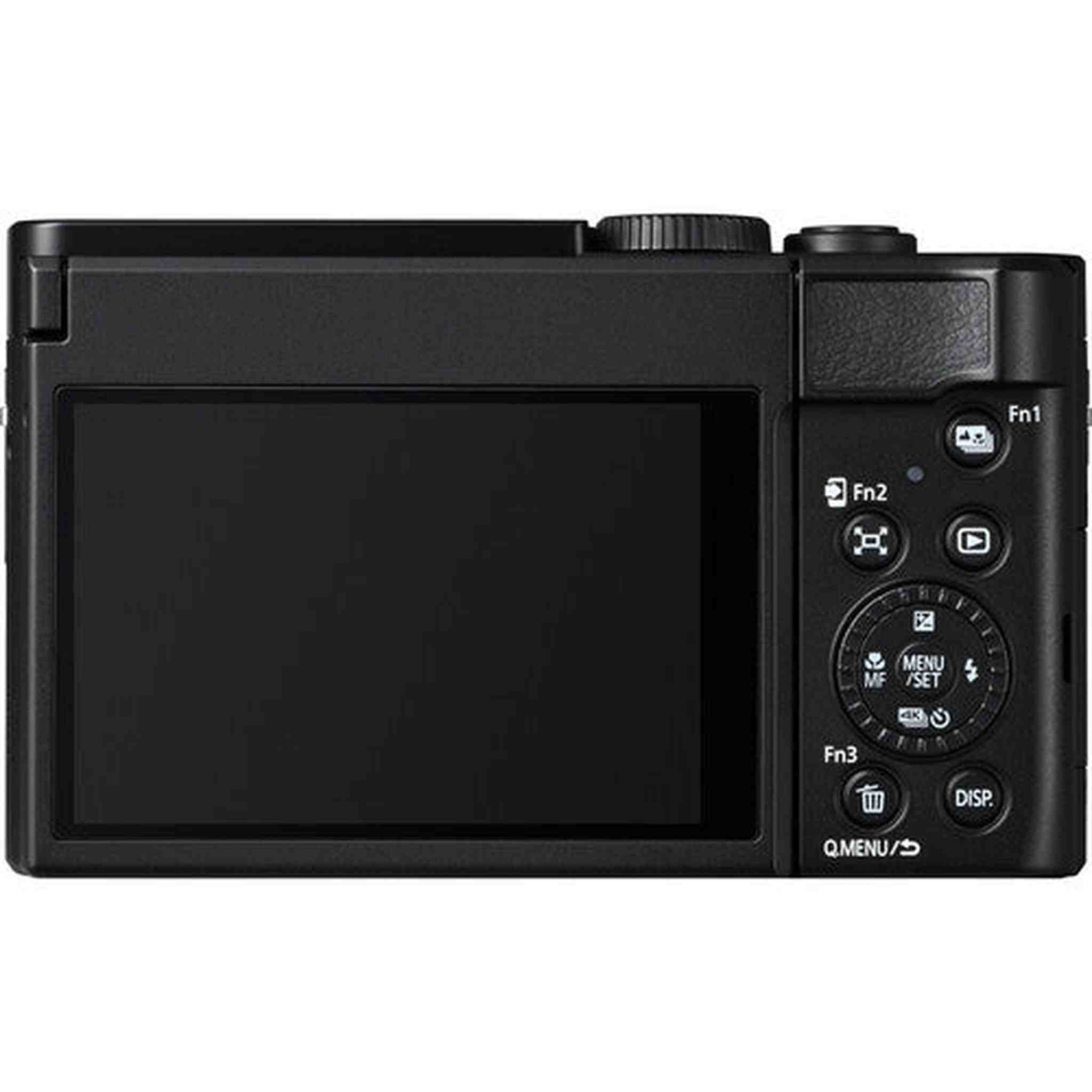 Panasonic TZ99 Point and Shoot Compact Travel Camera Black Bundle International Version