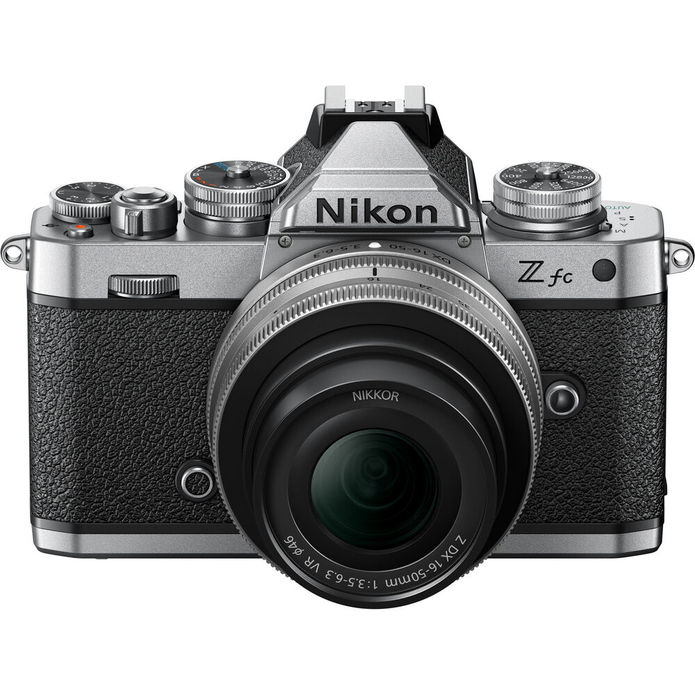 Nikon Zfc Mirrorless Camera with 16-50mm Lens Silver 1675 + FTZ II Adapter + More
