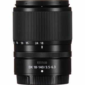 Nikon NIKKOR Z DX 18-140mm f/3.5-6.3 VR Compact Zoom Lens 20104 Bundle - Reconditioned Nikon