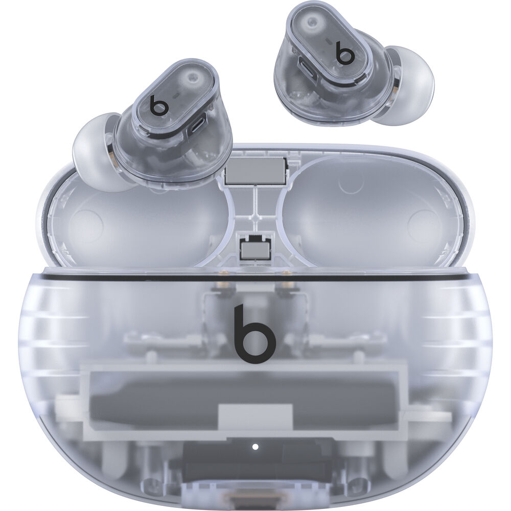 Beats by Dr. Dre Studio Buds+ Noise Canceling True Wireless In-Ear Headphones Transparent Bundle with Accessories