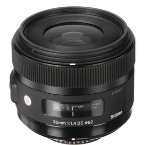 Sigma 30mm f/1.4 DC HSM Art Lens for Nikon Bundle