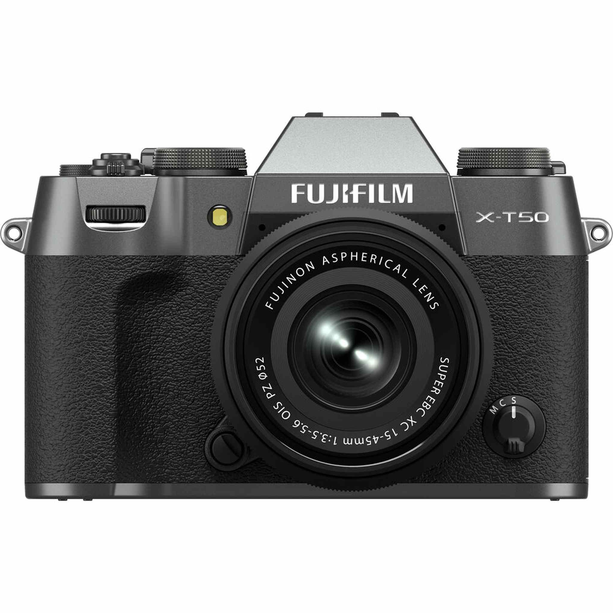 Fujifilm X-T50 Mirrorless Digital Camera XC15-45mmF3.5-5.6 OIS PZ - Black Bundle
