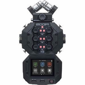 Zoom H8 12-Track Portable Recorder, Stereo Microphones, 6 Inputs, Touchscreen Interface, USB Audio Interface, Battery Powered, for Stereo/Multitrack Audio for Video, Podcasting, and Music