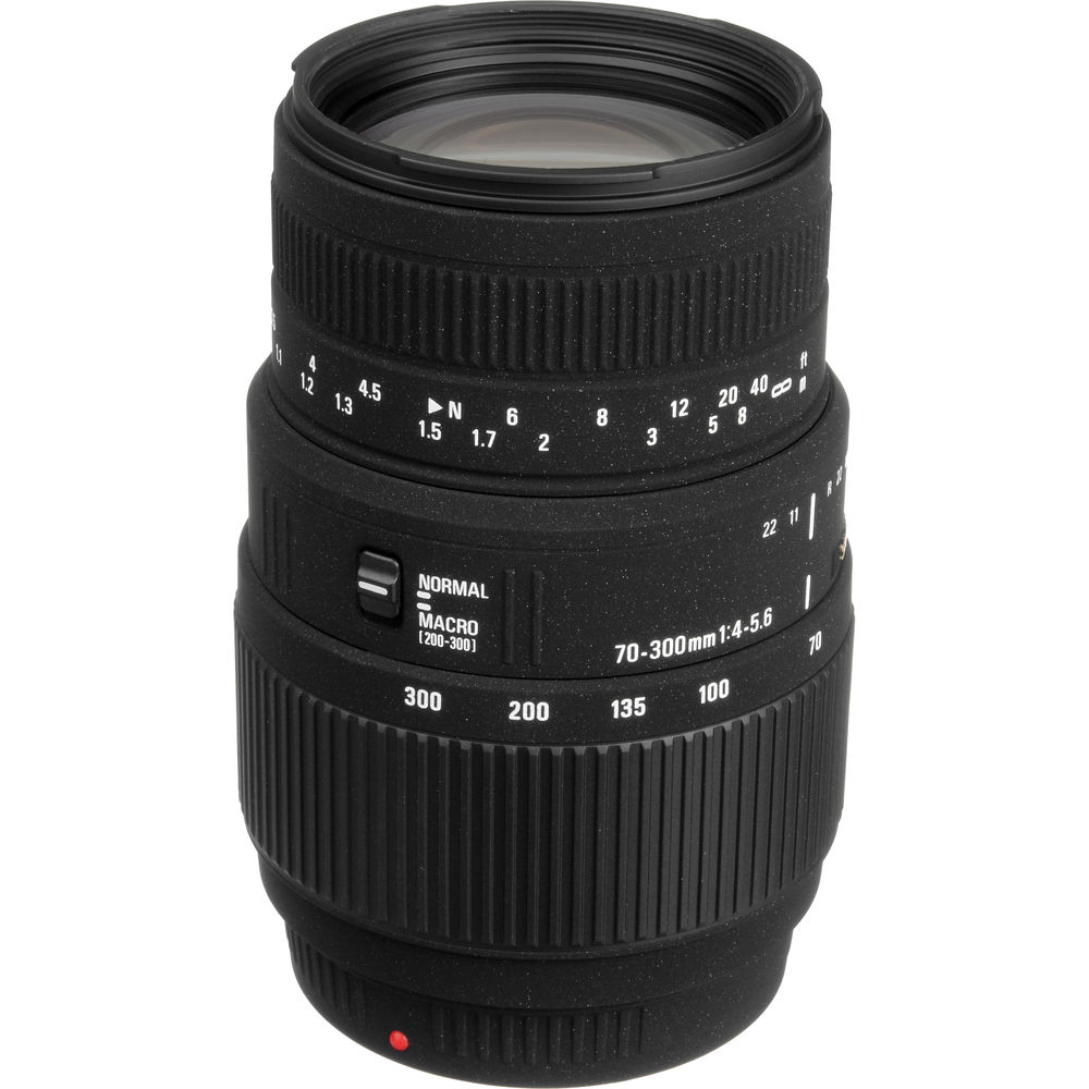 Sigma 70-300mm f/4-5.6 DG Macro Lens for Sony + Bundle