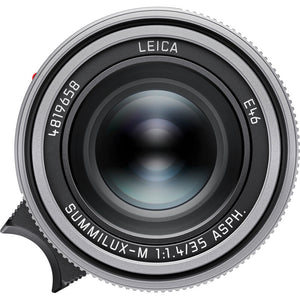 Leica Summilux-M 35mm f/1.4 ASPH. Lens Silver 11727 + Filter Kit + More