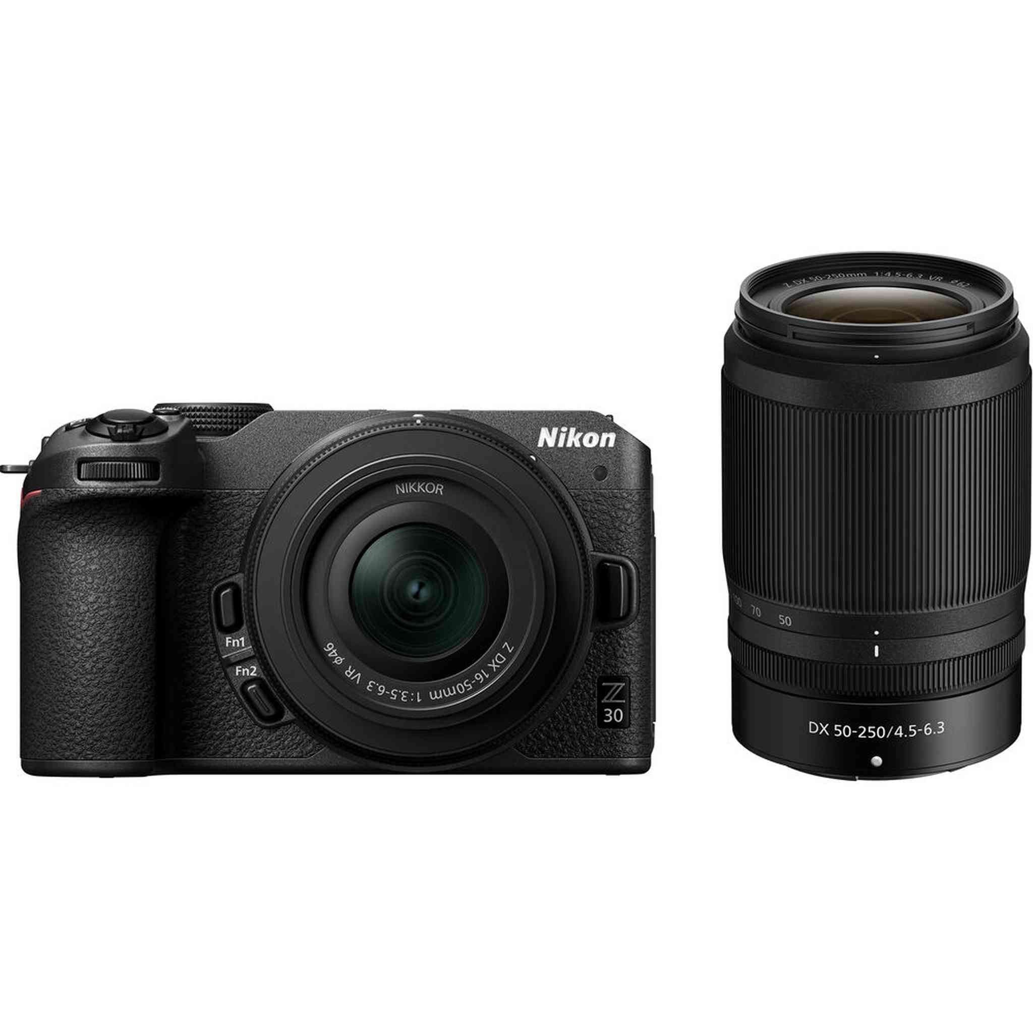 Nikon Z30 Mirrorless Camera with 16-50mm and 50-250mm Lenses 1743 Bundle - Reconditioned Nikon