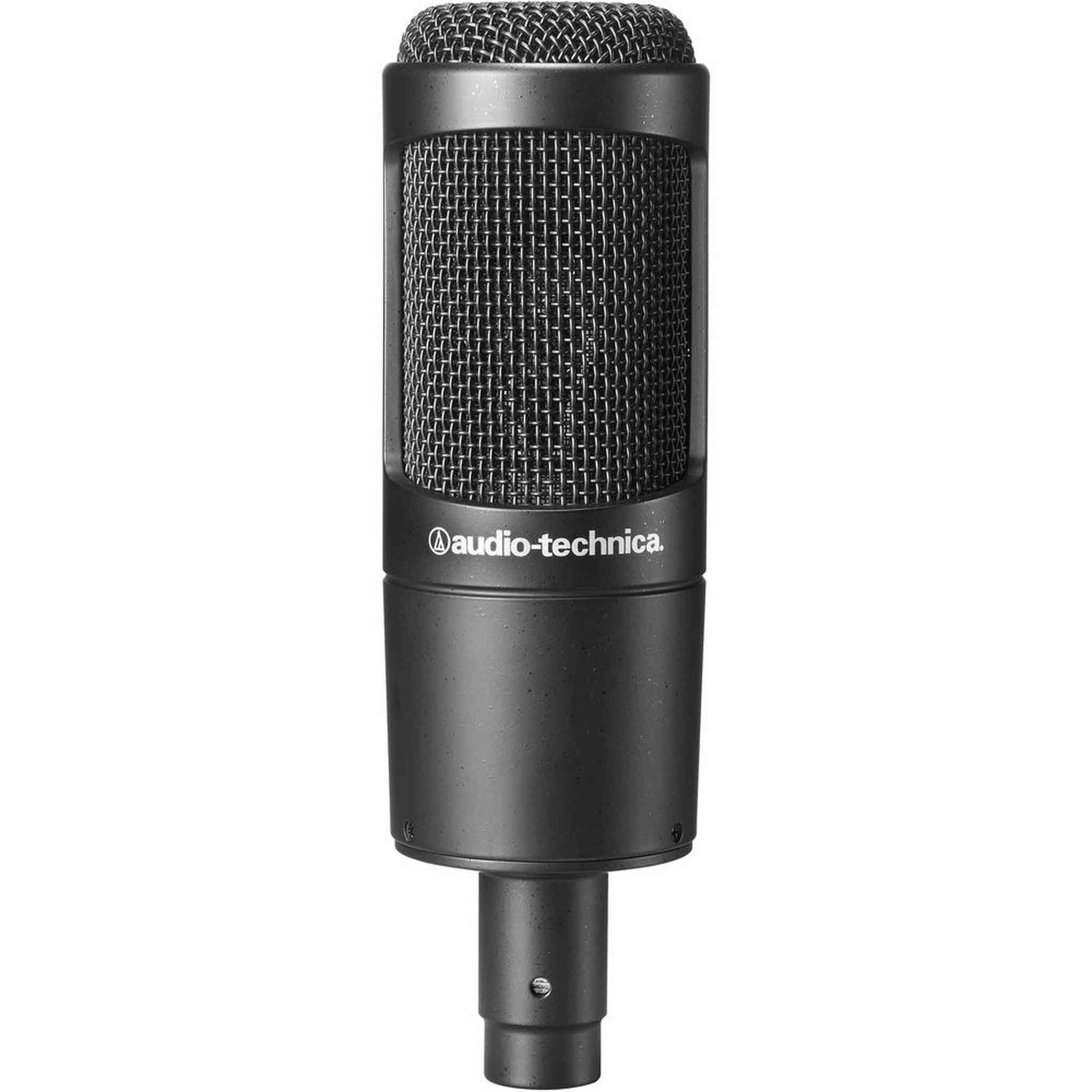 Audio-Technica AT2035 Cardioid Condenser Microphone, 10 Ft XLR Cable, Bundle