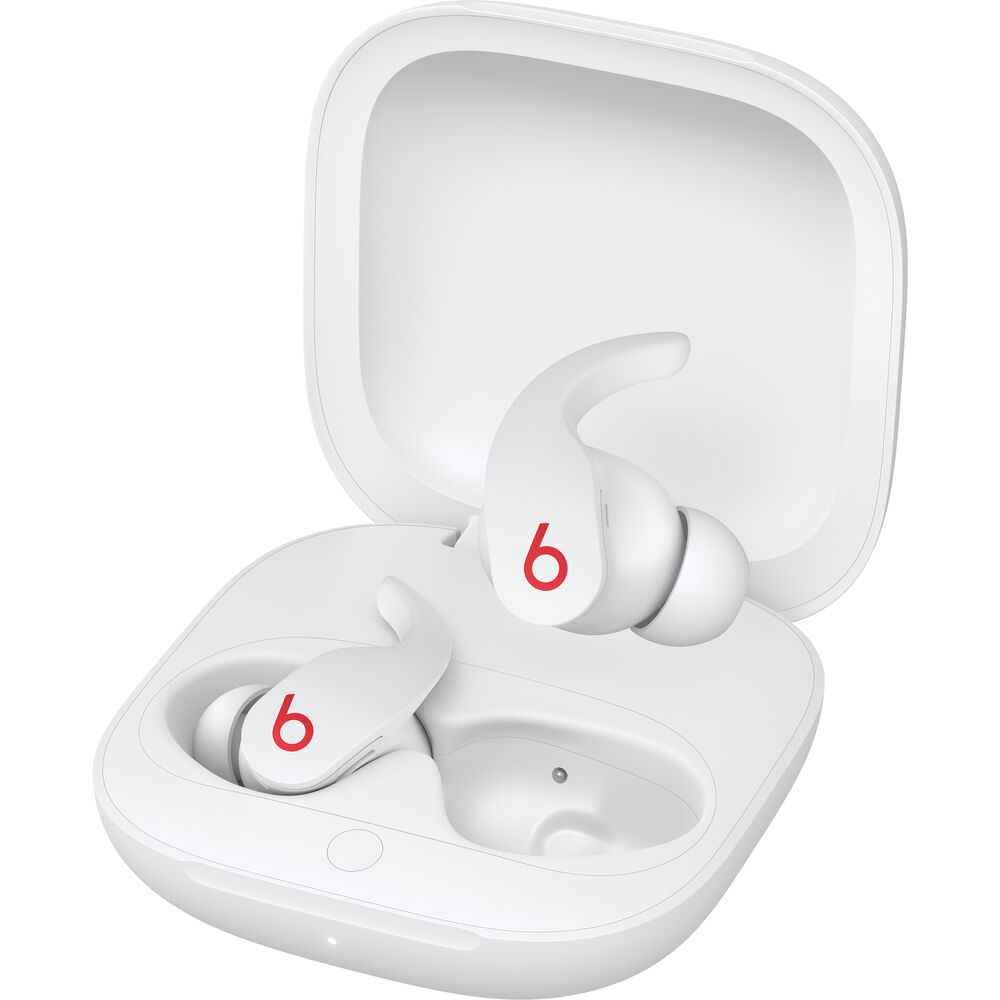 Beats Fit Pro Noise-Canceling True Wireless In-Ear Headphones (White) Bundle and Accessories