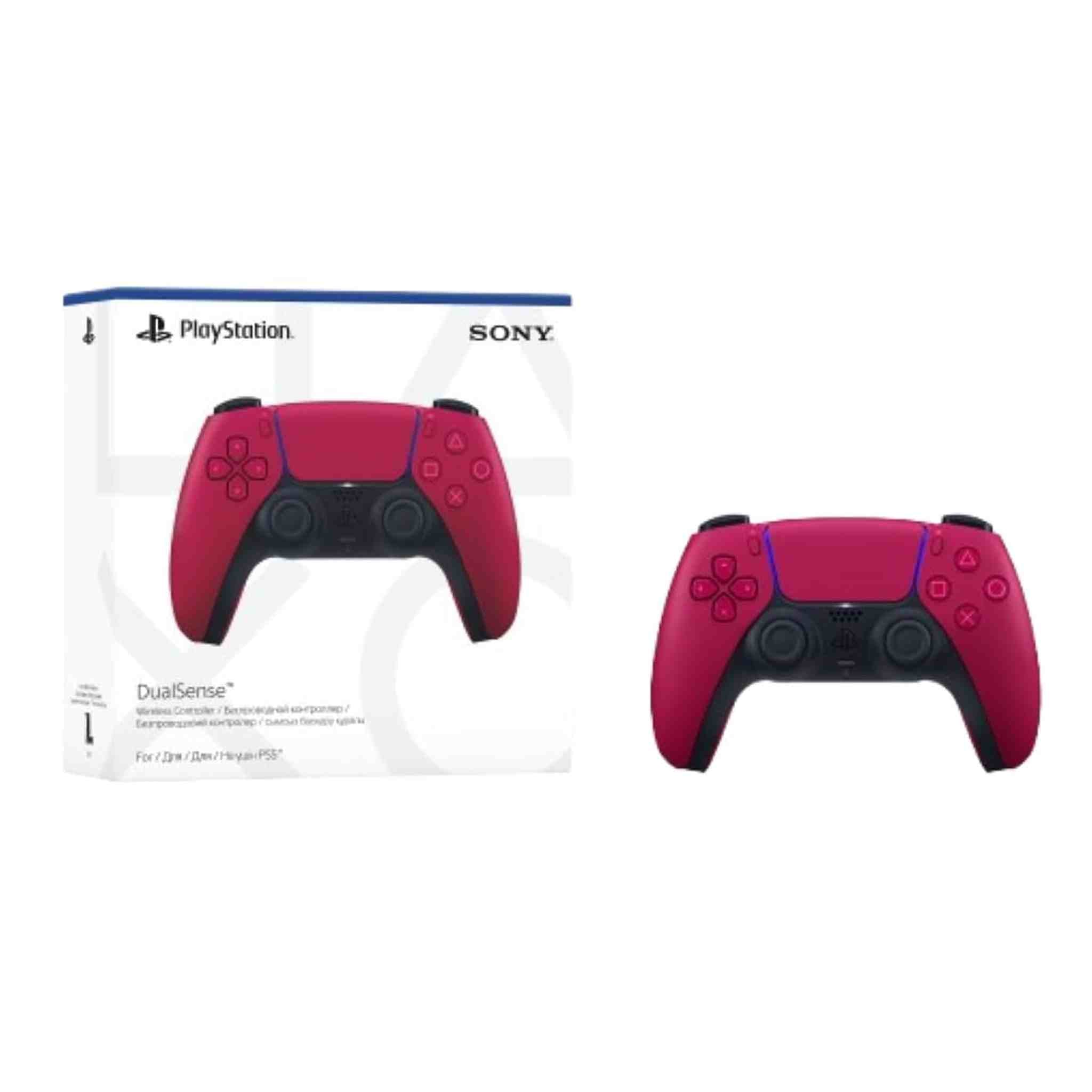 Sony PS5 DualSense Wireless Controller V2 2024 Model Cosmic Red +Cleaning Kit PlayStation