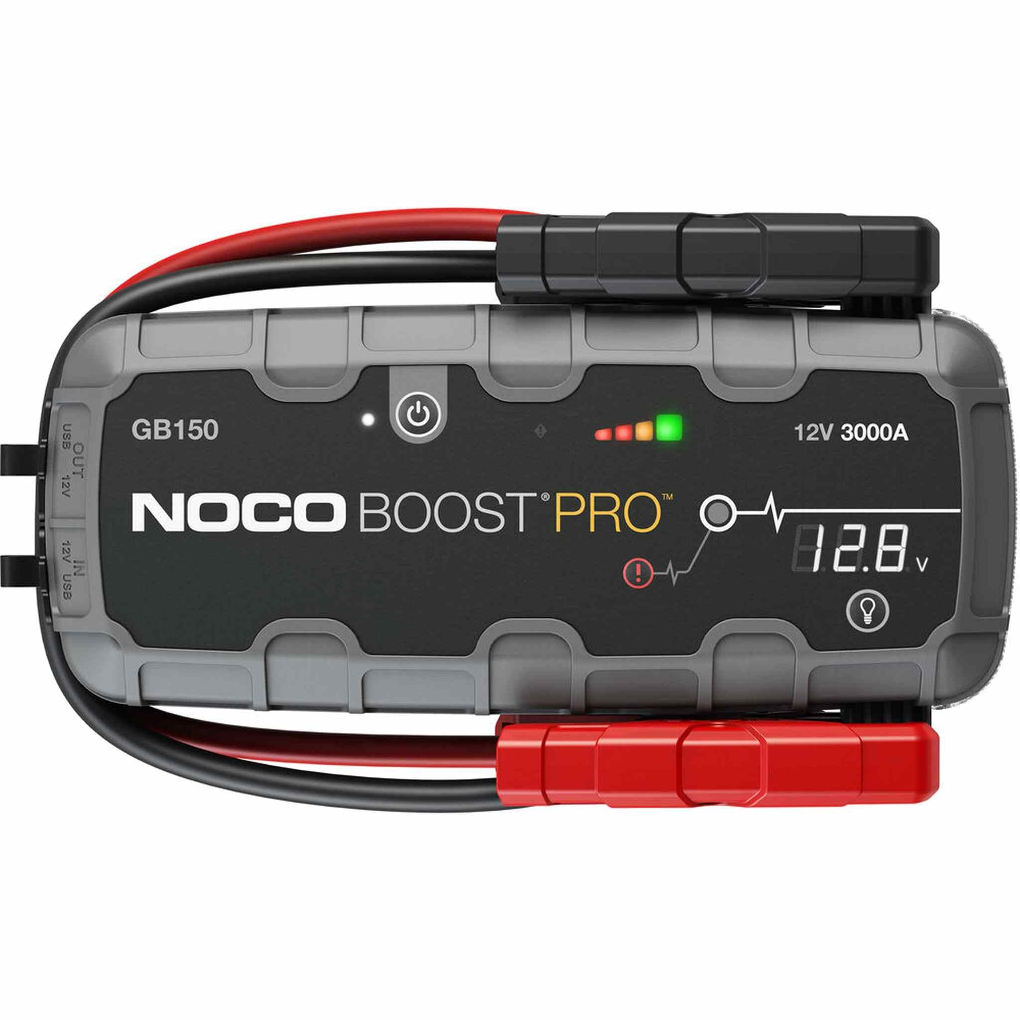 NOCO Boost Pro GB150 3000A UltraSafe Car Battery Jump Starter, 12V Battery Pack, Battery Booster, Jump Box, Portable Charger and Jumper Cables for 9.0L Gasoline and 7.0L Diesel Engines NOCO