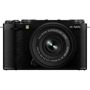 Fujifilm X-M5 Mirrorless Camera +XC 15-45mm+ Sigma 30mm Contemporary Lens-Black