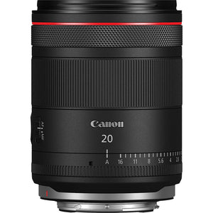 Canon RF 20mm f/1.4 L Lens | Full-Frame Ultra-Wide Prime, Weather-Sealed - Bundle