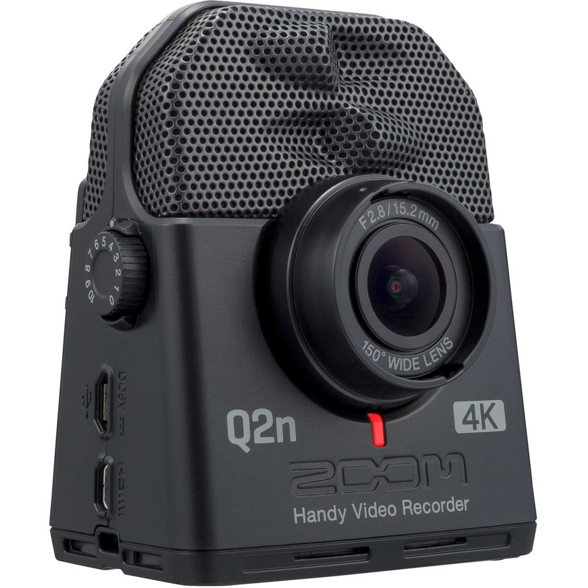 Zoom Q2n-4K Handy Video Recorder, 4K/30P UHD Video Bundle With Accessories