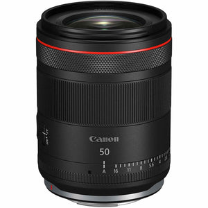 Canon RF 50mm f/1.4 L VCM Hybrid Lens Canon RF + Sling Backpack + More - Reconditioned Canon