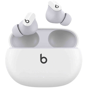 Beats by Dr. Dre Studio Buds Noise Canceling True Wireless In-Ear Headphones White Bundle with Accessories