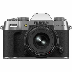 Fujifilm X-T50 Mirrorless Digital Camera XF16-50mm + More Accessories - Silver