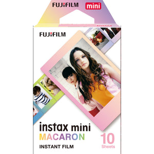 3xFUJIFILM INSTAX MINI Macaron Instant Film 10 Exposures , Microfiber Cleaning Cloth, Bundle