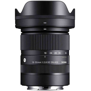 Sigma 18-50mm f/2.8 DC DN Contemporary Lens for Canon RF + Bundle