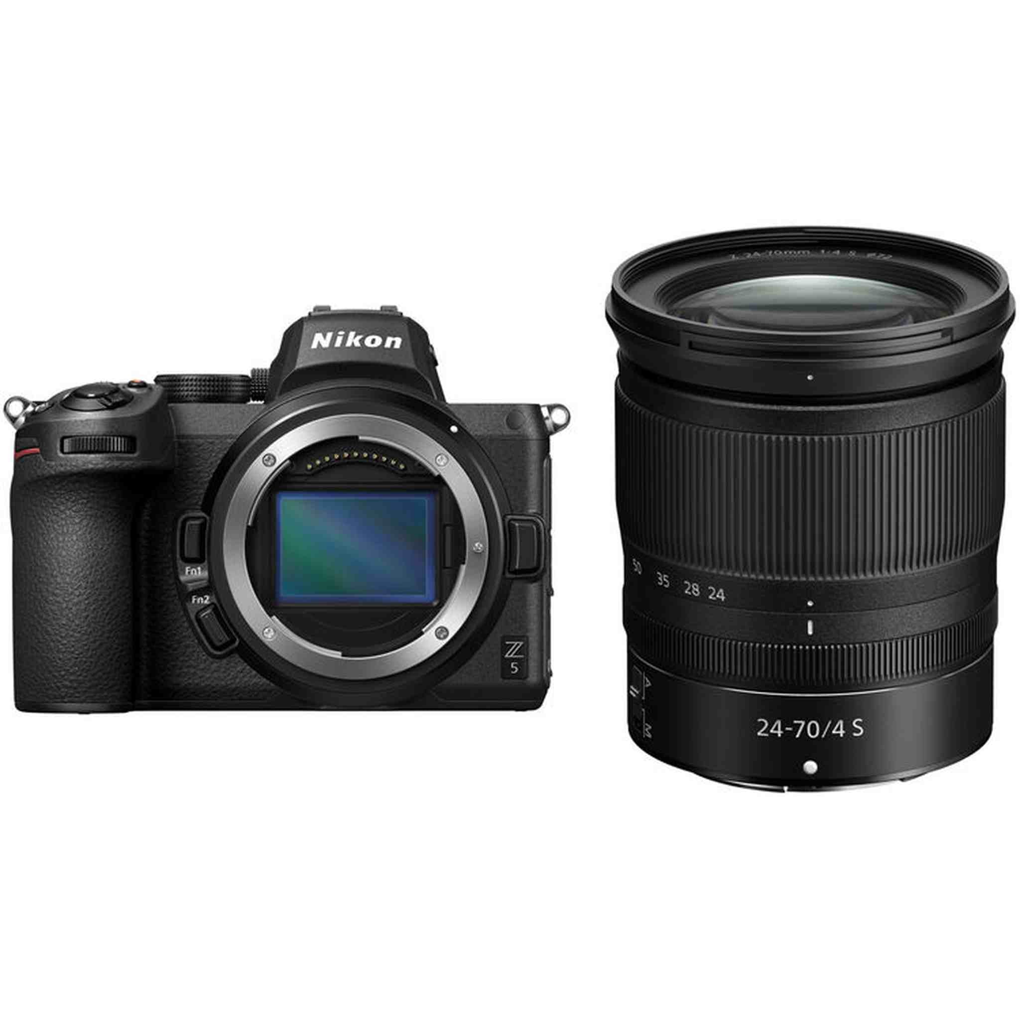 Nikon Z5 Mirrorless Full Frame Camera with 24-70mm f/4 Lens Kit NIZ52470LK Bundle - Reconditioned Nikon