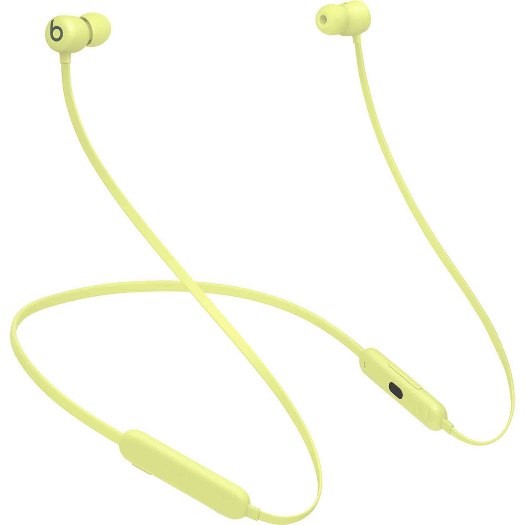 Beats Flex Wireless In-Ear Headphones Yellow Bundle And More Accessories