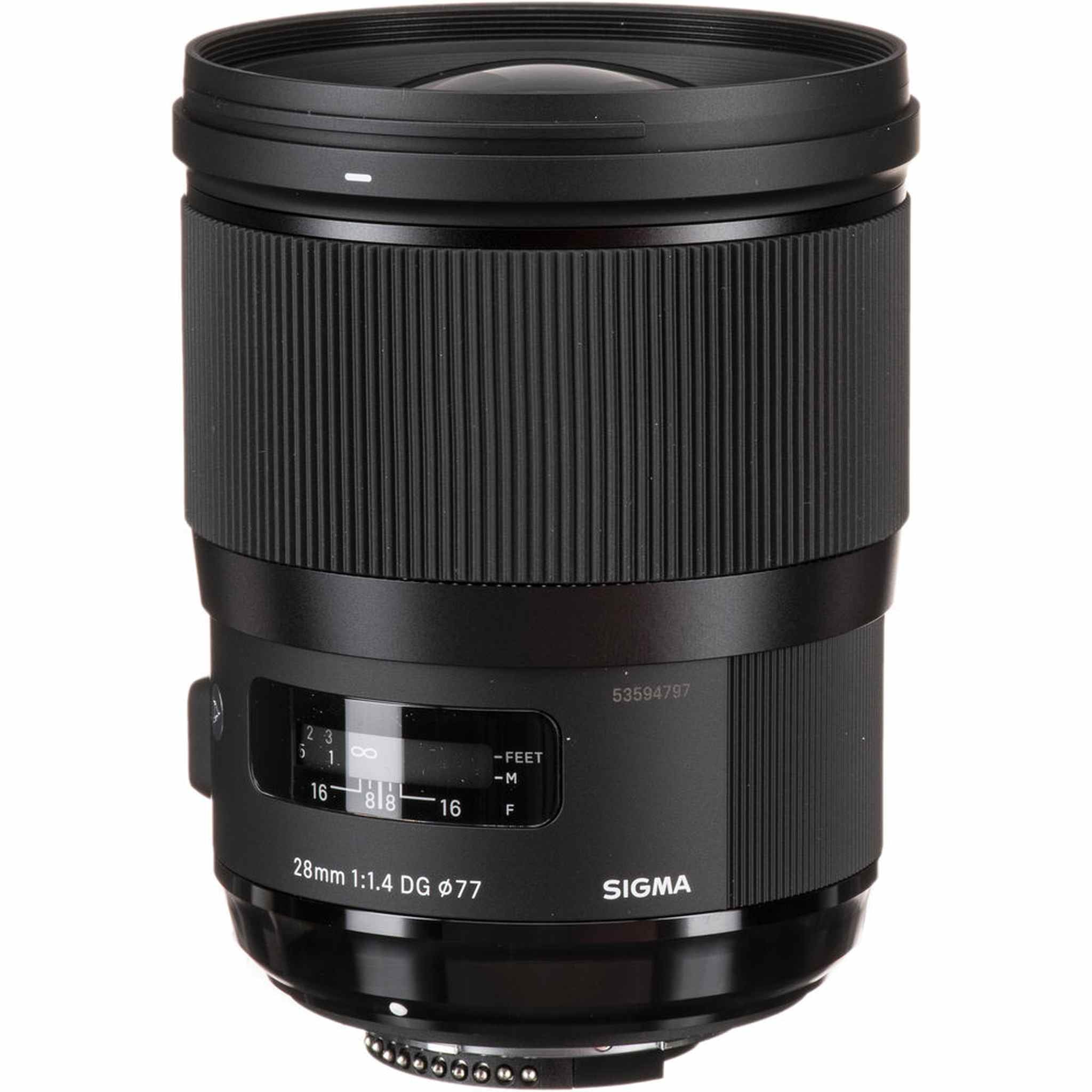 Sigma 28mm f/1.4 DG HSM Art Lens for Nikon F Bundle Sigma