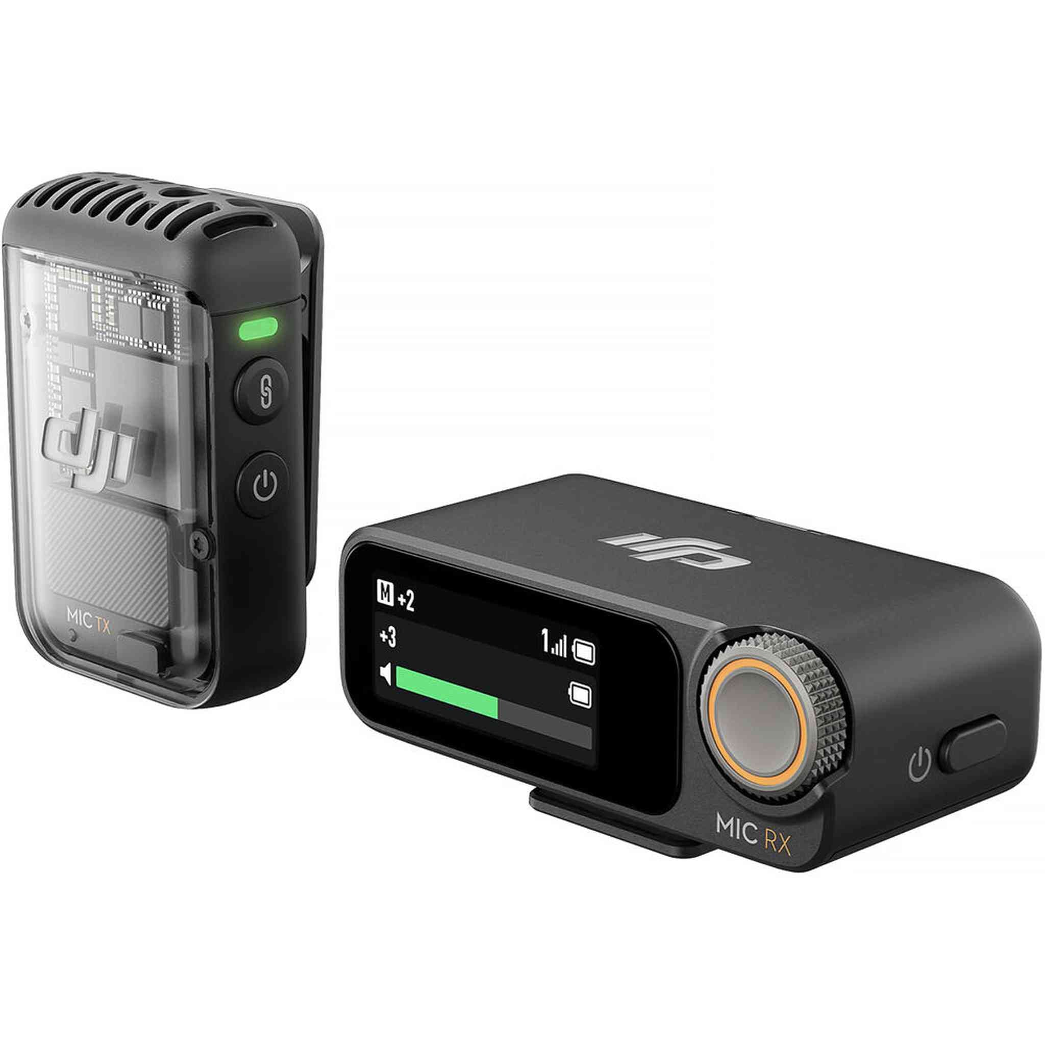 DJI Mic 2 Compact Digital Wireless Microphone System/Recorder for Camera & Smartphone Bundle DJI