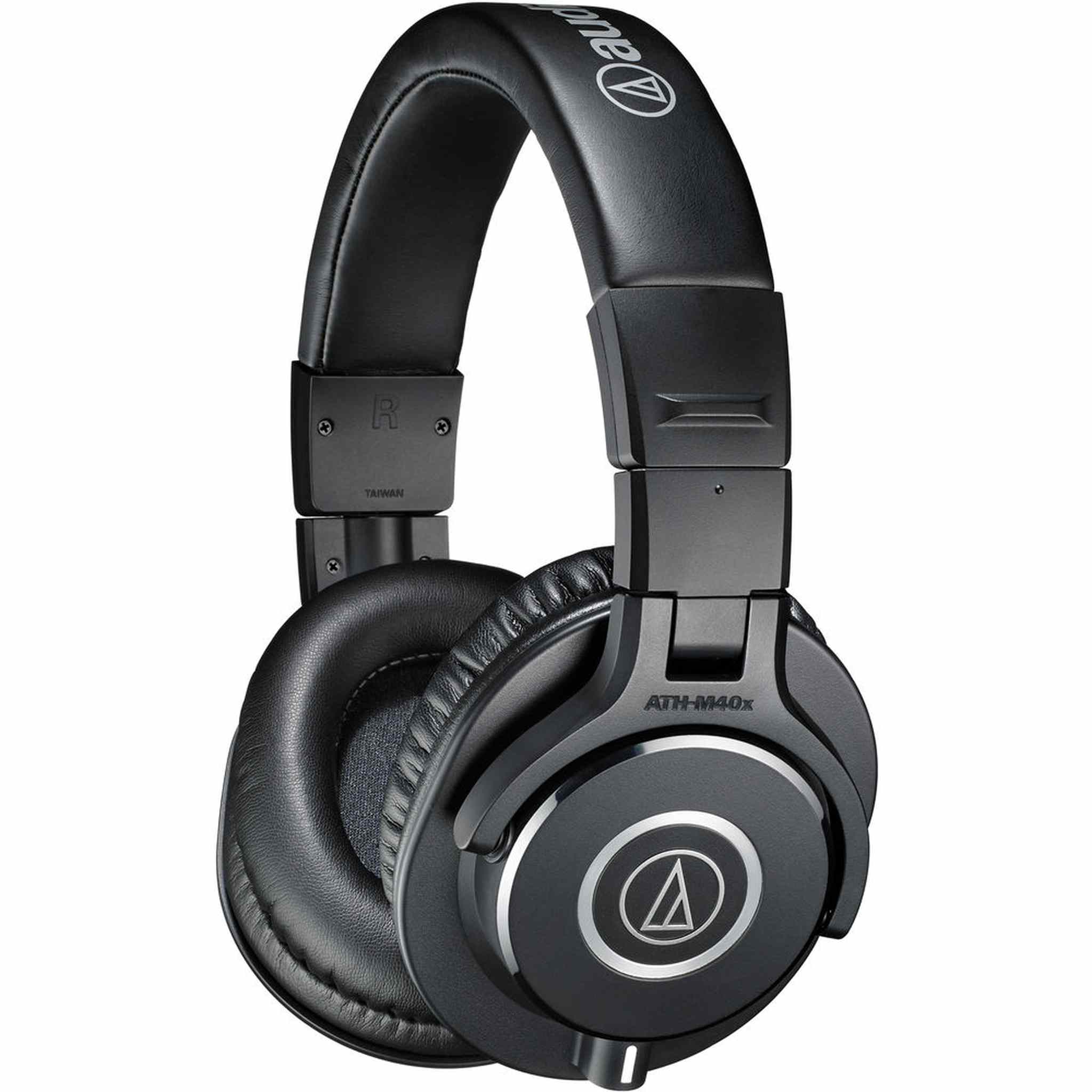 Audio-Technica ATH-M40x Closed-Back Monitor Headphones Black , Headphone stand