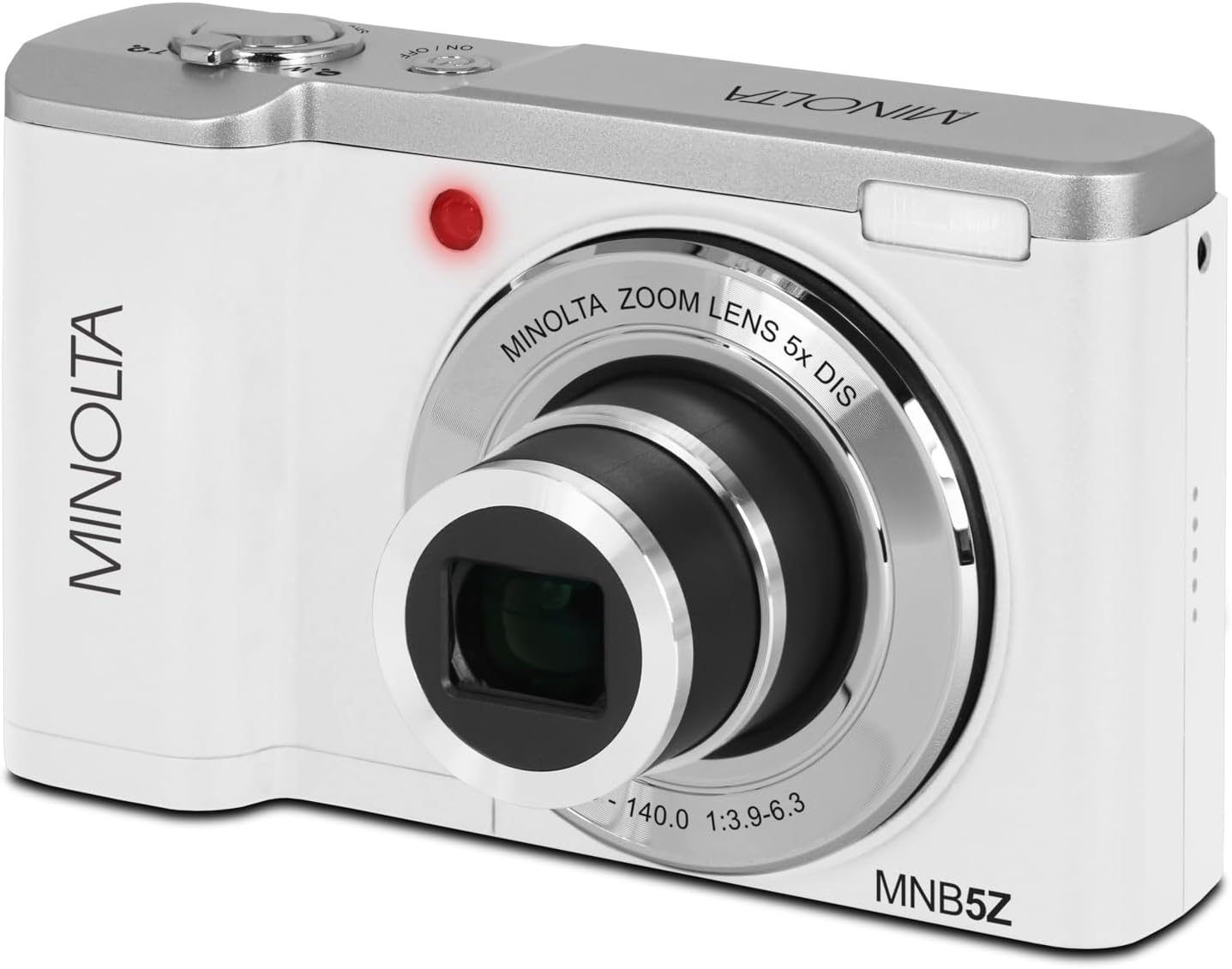 Minolta MNB5Z Digital Camera 56MP with 5x Optical Zoom in White