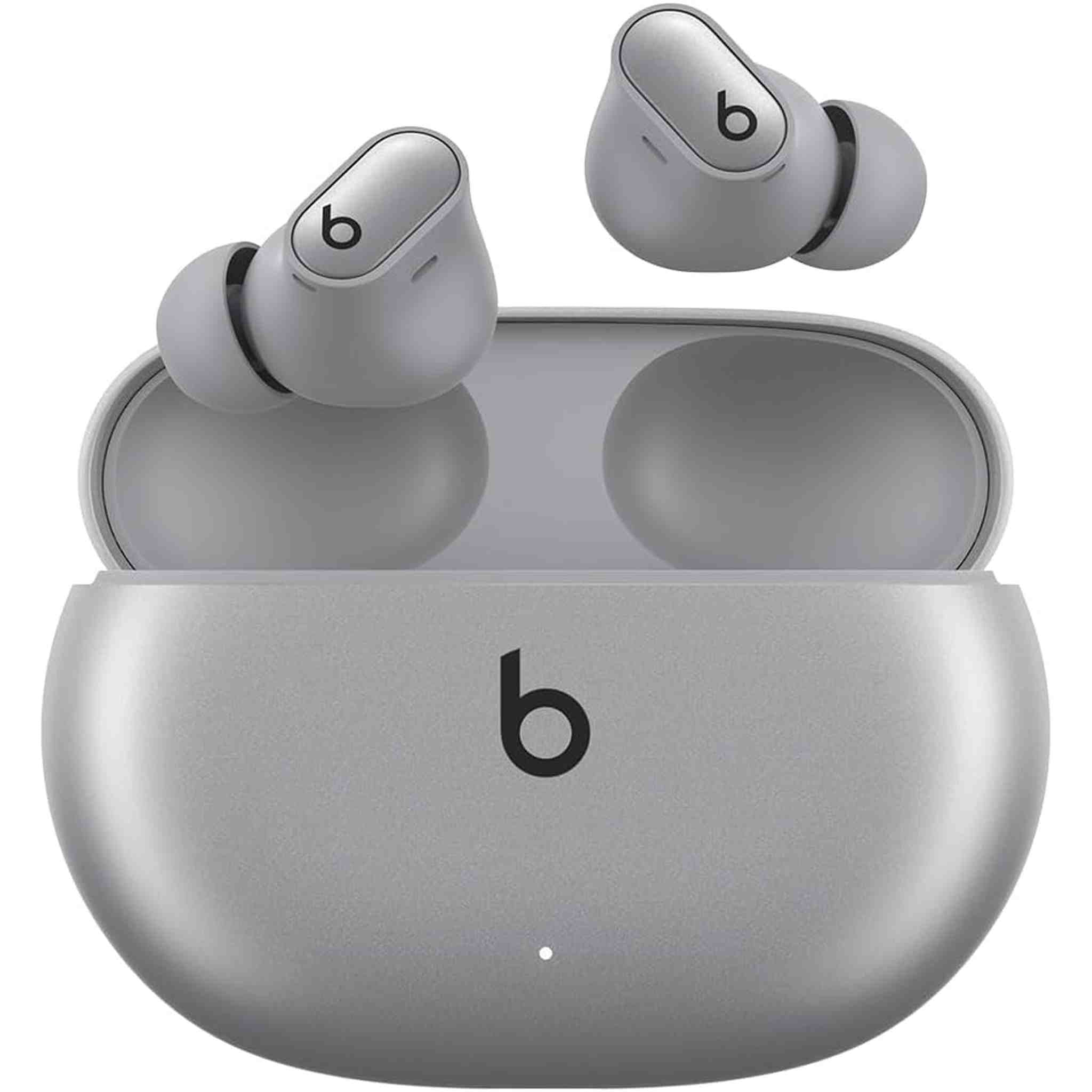 Beats by Dr. Dre Studio Buds+ Noise Canceling True Wireless In-Ear Headphones Cosmic Silver Bundle with Accessories Beats