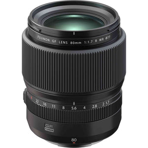 FUJIFILM GF 80mm f/1.7 R WR Lens FUJIFILM G Bundle