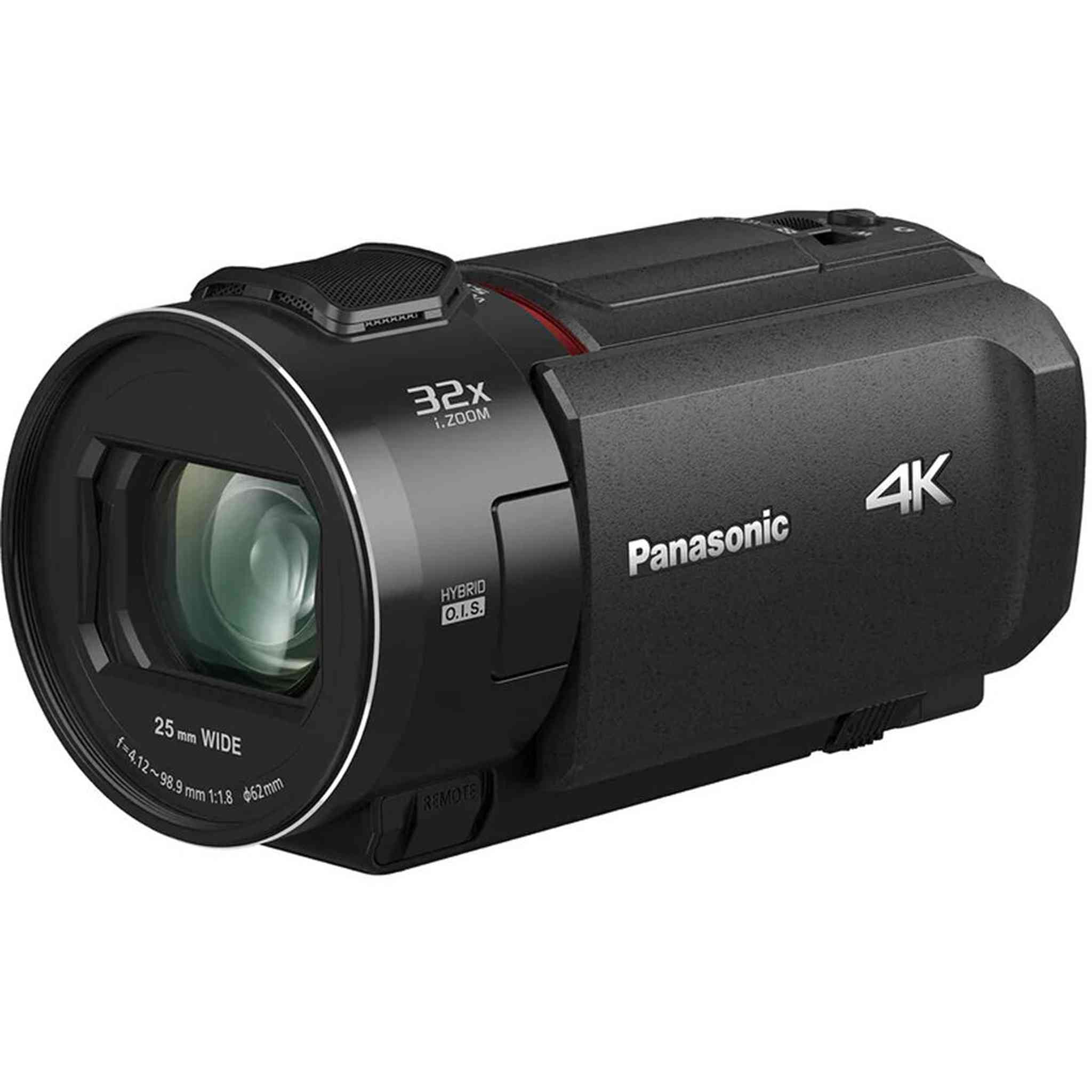 Panasonic HC-VX3 UHD 4K Lightweight Camcorder with 24x Zoom + 128GB Memory Card + More