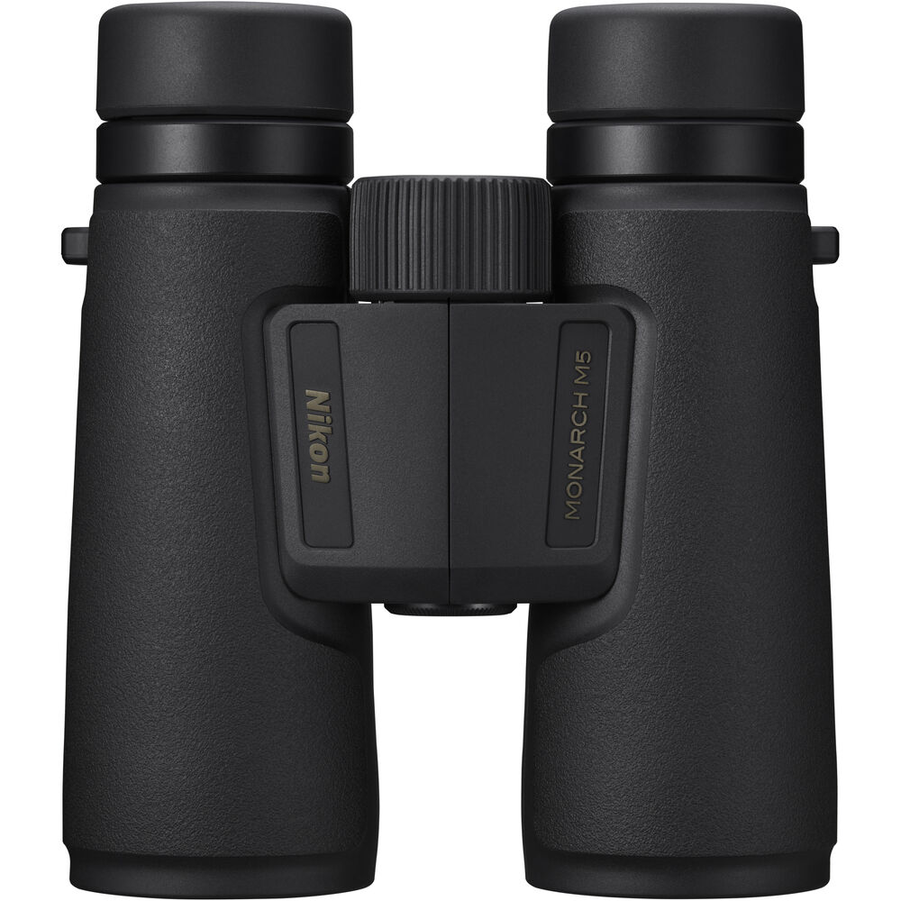 Nikon 10x42 Monarch M5 Roof Prism Waterproof, Fogproof, Lightweight Binoculars Black + More